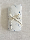 Organic Cotton Muslin Wrap - Blue Bloom