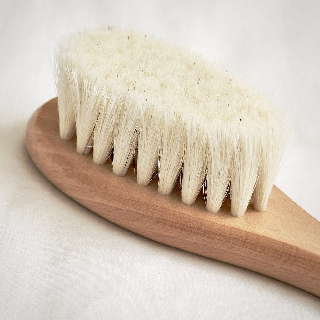 Wooden Baby Hair Brush Set